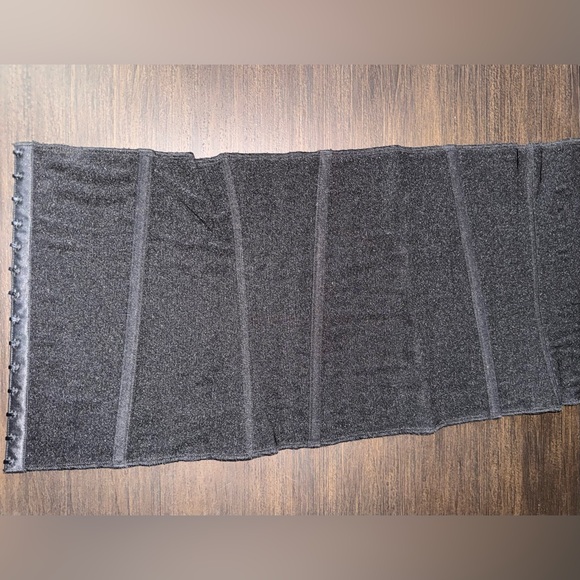 Skims Waist Trainer Hook And Eye Closure Black Nylon Spandex Women’s Size Large - Picture 4 of 8